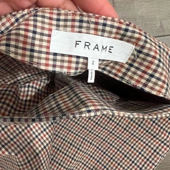 Frame plaid cropped pants - Picture 6 of 6